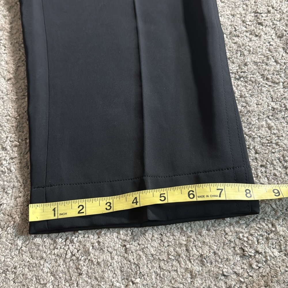 Vince. Large black trouser pants pull on elastic back waist women’s $325 work - Picture 7 of 12
